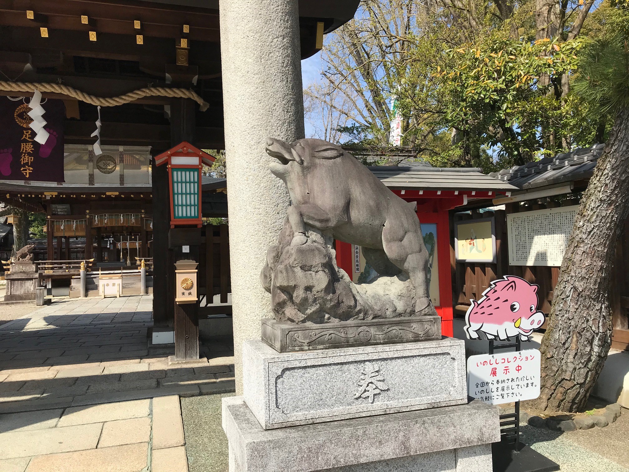 護王神社は狛猪がお出迎えする足腰の守護神、境内の見どころについて 京都はんなりずむ